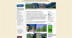 Desktop Screenshot of elzbachtal.de